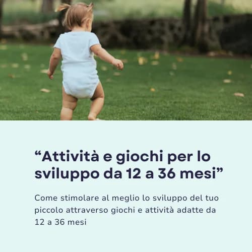 Copertina del corso: Attività e giochi per lo sviluppo da 12 a 36 mesi