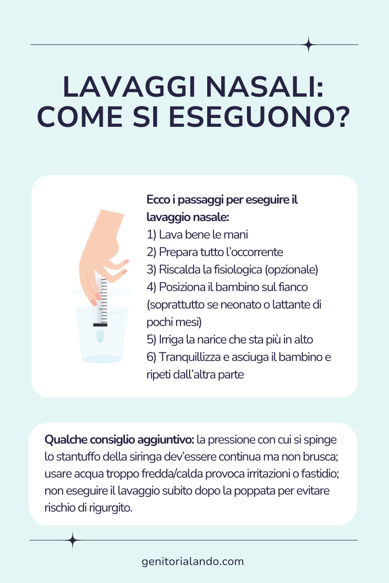 Lavaggi nasali come si eseguono